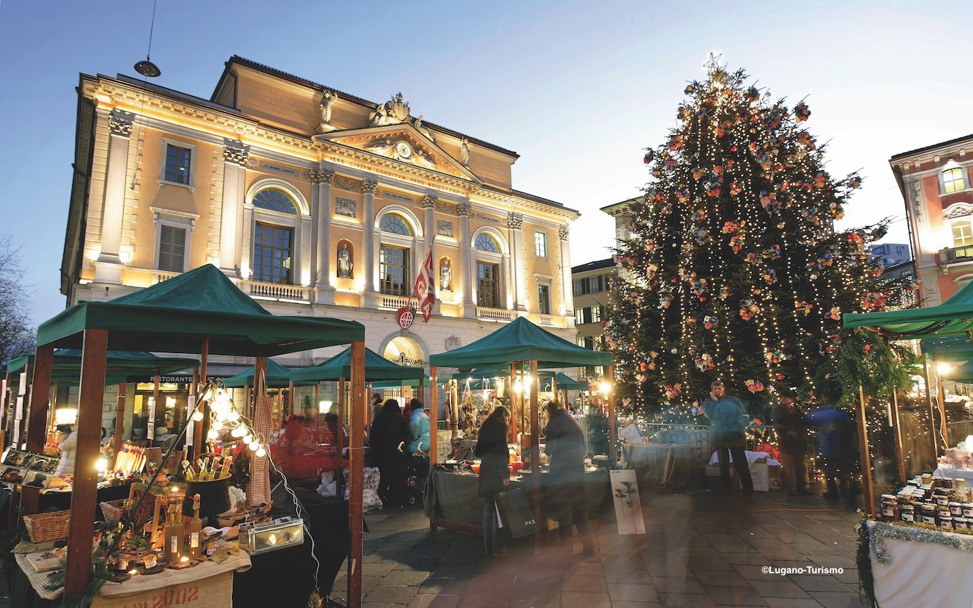 Das Tessin: Weihnachtsmarkt in Lugano